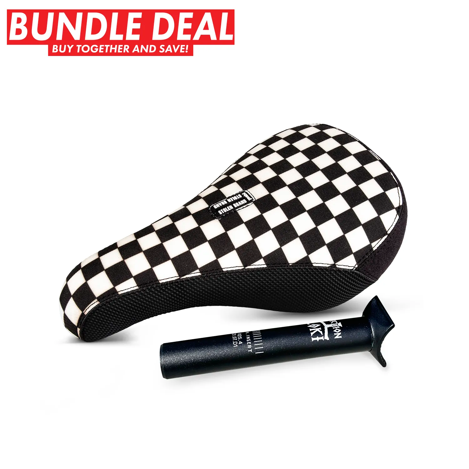 BUNDLE: FASTTIMES BLACK PIVOTAL SEAT & 150 or 300MM POST