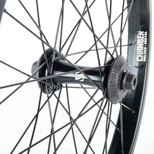 20" RAMPAGE PRO FRONT FEMALE AXLE WHEEL, BLACK