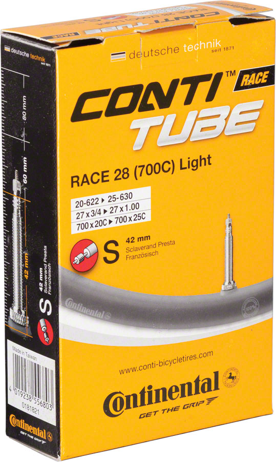 Continental presta sales valve tube